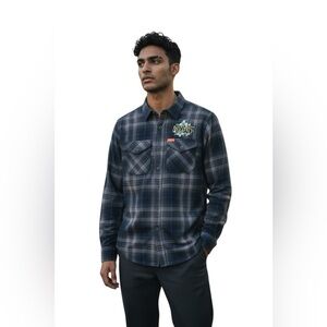🆕 NWT’s DIXXON Aero Precision plaid Flannel Shirt